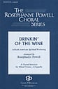 Drinking of the Wine SATB choral sheet music cover